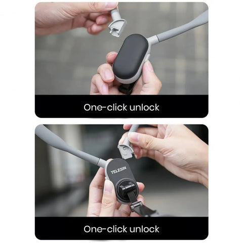 📱 Magnetic Neck Phone Holder – Hands-Free Mount for iPhone (Selfie, Video, Vlogging) - alternate view