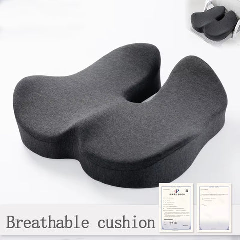 Orthopedic Memory Foam Seat Cushion – Breathable U-Shape Pelvic Support for Office, Car & Home - alternate view