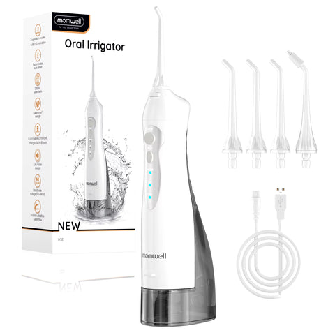 🦷 Oral Irrigator D52 – Rechargeable Water Flosser for Teeth Cleaning (300ML, 3 Modes)