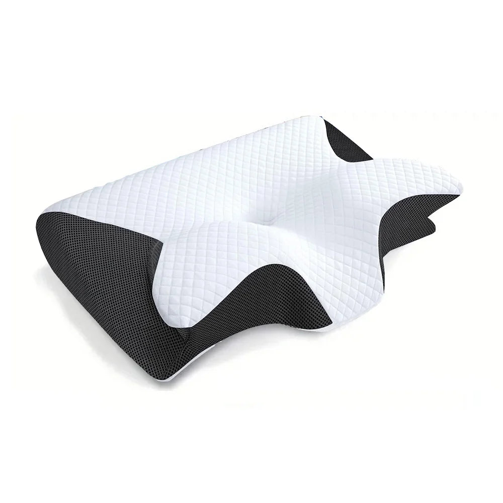 🛏️ 1Pc Memory Foam Cervical Pillow – Ergonomic Neck & Spine Relief - Zoomed Image 1