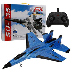 🚀 RC SU-35 Foam Fighter Jet Glider – Remote Control Airplane for Kids - Thumbnail 1