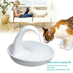 New Automatic Swan Shaped Pet Cat Dog Water Dispenser Feeding Water Flowing Fountain Cat Drinking Bowl Electric Water Dispenser - Thumbnail 2