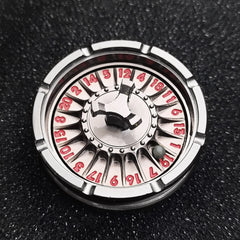 D&D Metal Fingertip Gyro Roulette Dice for Dungeons and Dragons, Spinner Metal Dice, Rotating Roulette Dice for Gift Table Games - Thumbnail 1