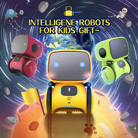 🧸 Toy Robot Voice Control Interactive Robot – Dancing, Talking & Touch-Activated Smart Companion for Kids - alternate view