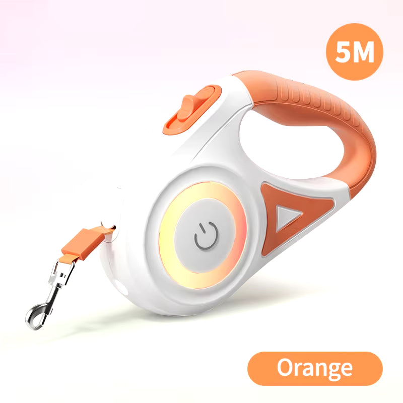 🐾 5M Retractable LED Dog Leash – Night-Safe, Tangle-Free Walking for Your Pup - Zoomed Image 9
