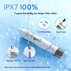 🦷 Oral Irrigator D52 – Rechargeable Water Flosser for Teeth Cleaning (300ML, 3 Modes) - Thumbnail 7