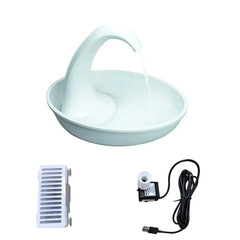 New Automatic Swan Shaped Pet Cat Dog Water Dispenser Feeding Water Flowing Fountain Cat Drinking Bowl Electric Water Dispenser - Thumbnail 3
