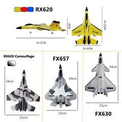 🚀 RC SU-35 Foam Fighter Jet Glider – Remote Control Airplane for Kids - Thumbnail 3