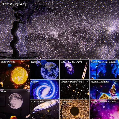 🌌 LED Galaxy Projector – Starry Sky 360° Rotating Night Light for Kids & Home - Image 3