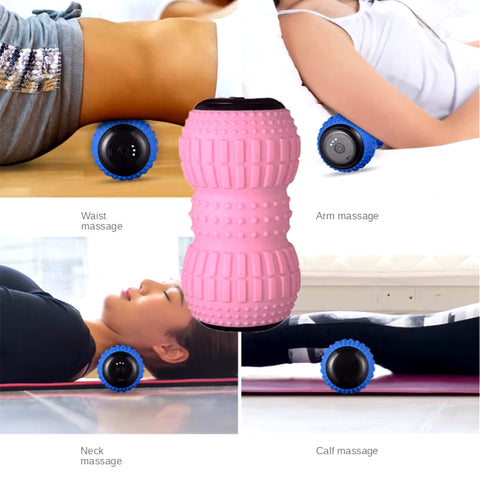 Electric Peanut Massage Ball – Vibrating Yoga Fascia Roller for Muscle Recovery & Body Shaping - Image 4