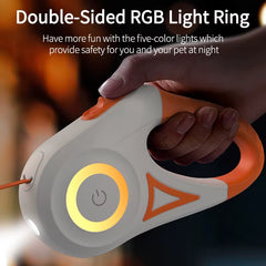 🐾 5M Retractable LED Dog Leash – Night-Safe, Tangle-Free Walking for Your Pup - Thumbnail 3