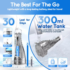 🦷 Oral Irrigator D52 – Rechargeable Water Flosser for Teeth Cleaning (300ML, 3 Modes) - Thumbnail 6