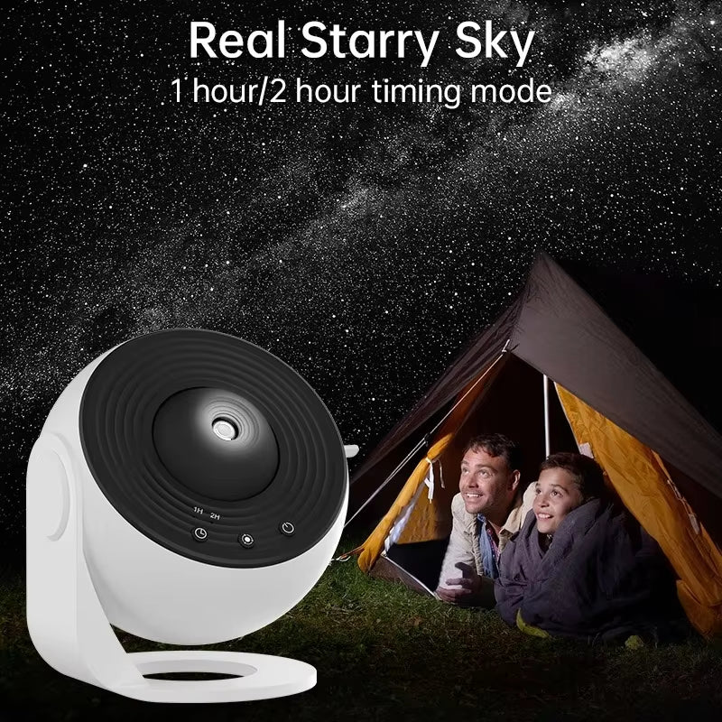 🌌 LED Galaxy Projector – Starry Sky 360° Rotating Night Light for Kids & Home - Zoomed Image 5