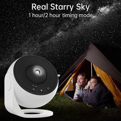 🌌 LED Galaxy Projector – Starry Sky 360° Rotating Night Light for Kids & Home - Thumbnail 5