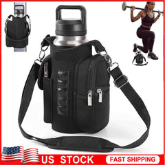 Magnetic Gym Holder Bag – Water Bottle & Gear Storage Sling - Thumbnail 1