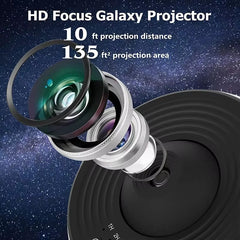 🌌 LED Galaxy Projector – Starry Sky 360° Rotating Night Light for Kids & Home - Thumbnail 6