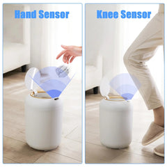 Automatic Smart Trash Can with Motion Sensor Lid – Compact, Stylish & Odor-Sealed for Bathroom, Bedroom, Kitchen & Office - Thumbnail 5