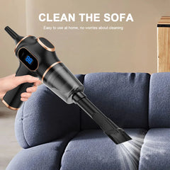 Portable Wireless Car Vacuum Cleaner – 95000PA Suction Power - Thumbnail 3