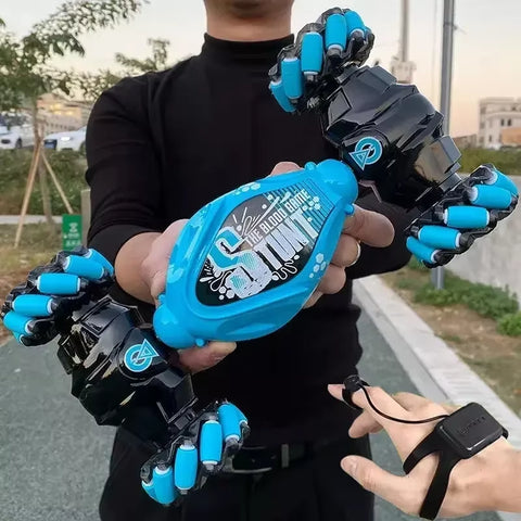 4WD Gesture-Controlled Stunt Drift Car with LED Lights – Twist & Transform RC Toy for Kids - Image 6