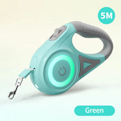 🐾 5M Retractable LED Dog Leash – Night-Safe, Tangle-Free Walking for Your Pup - Thumbnail 8