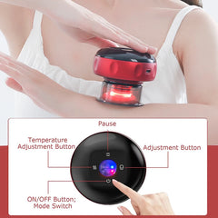Smart Electric Cupping Therapy Device – 6-Level Heated Vacuum Massager - Thumbnail 4