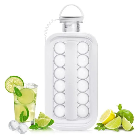 Ice Hockey Pot 2-In-1 Silicone Mold Foldable Ice Box Ice Block Ice Hockey Mold Whiskey Ice Block Mold Making Mold Kitchen Tools - Image 6