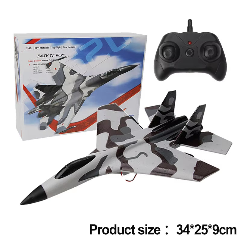🚀 RC SU-35 Foam Fighter Jet Glider – Remote Control Airplane for Kids - Zoomed Image 11