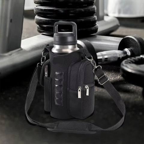 Magnetic Gym Holder Bag – Water Bottle & Gear Storage Sling - Image 4