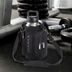 Magnetic Gym Holder Bag – Water Bottle & Gear Storage Sling - Thumbnail 4