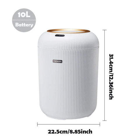 Automatic Smart Trash Can with Motion Sensor Lid – Compact, Stylish & Odor-Sealed for Bathroom, Bedroom, Kitchen & Office - Image 1