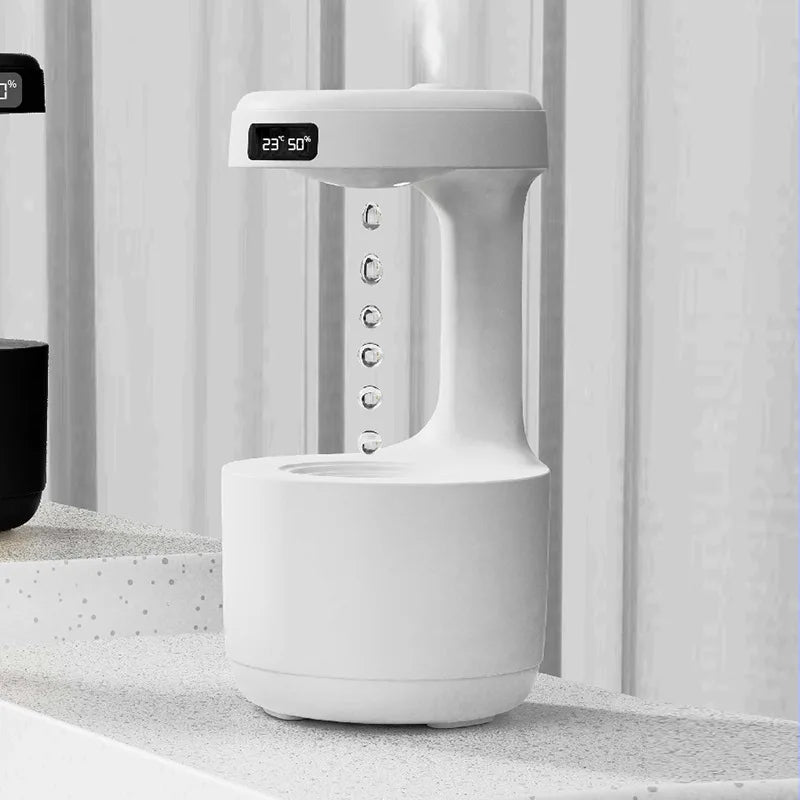 Anti-Gravity Backflow Water Drop Humidifier – Creative Desktop Air Replenishment for Home & Office - Zoomed Image 3