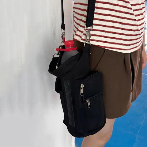 Magnetic Gym Holder Bag – Water Bottle & Gear Storage Sling - Image 11