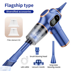 Portable Wireless Car Vacuum Cleaner – 95000PA Suction Power - Thumbnail 8