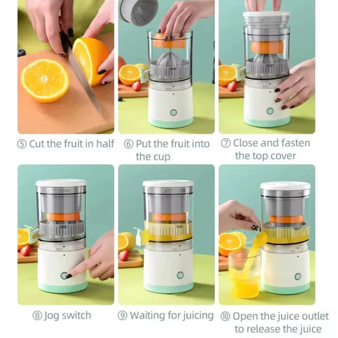 Wireless USB Citrus Juicer – Automatic Orange & Lemon Squeezer - alternate view