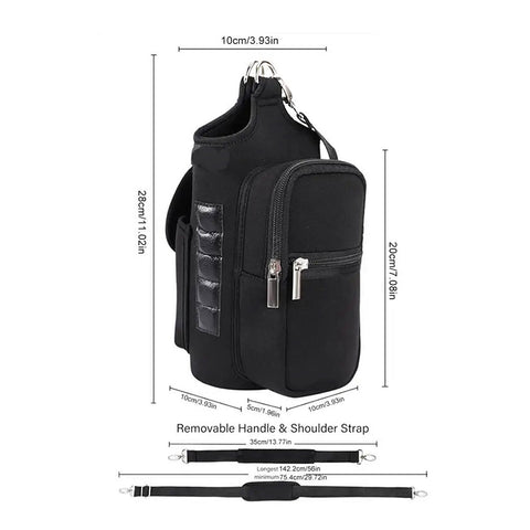 Magnetic Gym Holder Bag – Water Bottle & Gear Storage Sling - Image 10