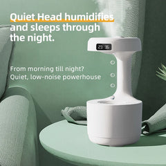Anti-Gravity Backflow Water Drop Humidifier – Creative Desktop Air Replenishment for Home & Office - Thumbnail 4